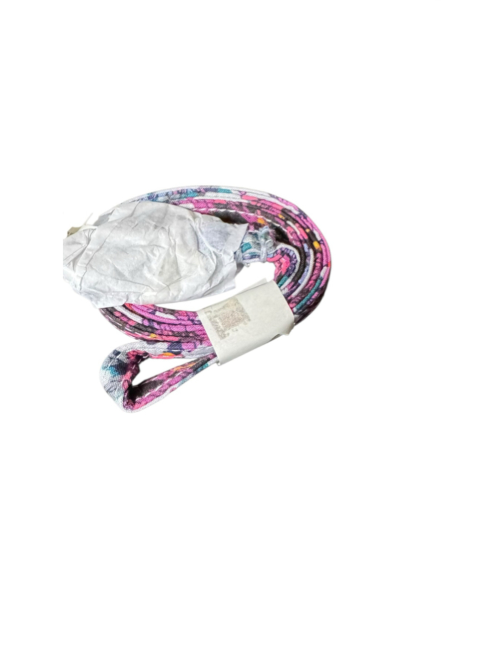 Vera Bradley Women's Lanyard One Size Pink Purple Petite Neon Blooms - Picture 2 of 3